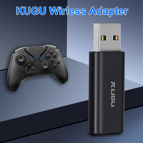 Drahtloser USB-Adapter für Xbox Controller, kompatibel mit Windows 10 zum Anschließen von 8 Controllern - Drahtloser Adapter für Xbox Controller