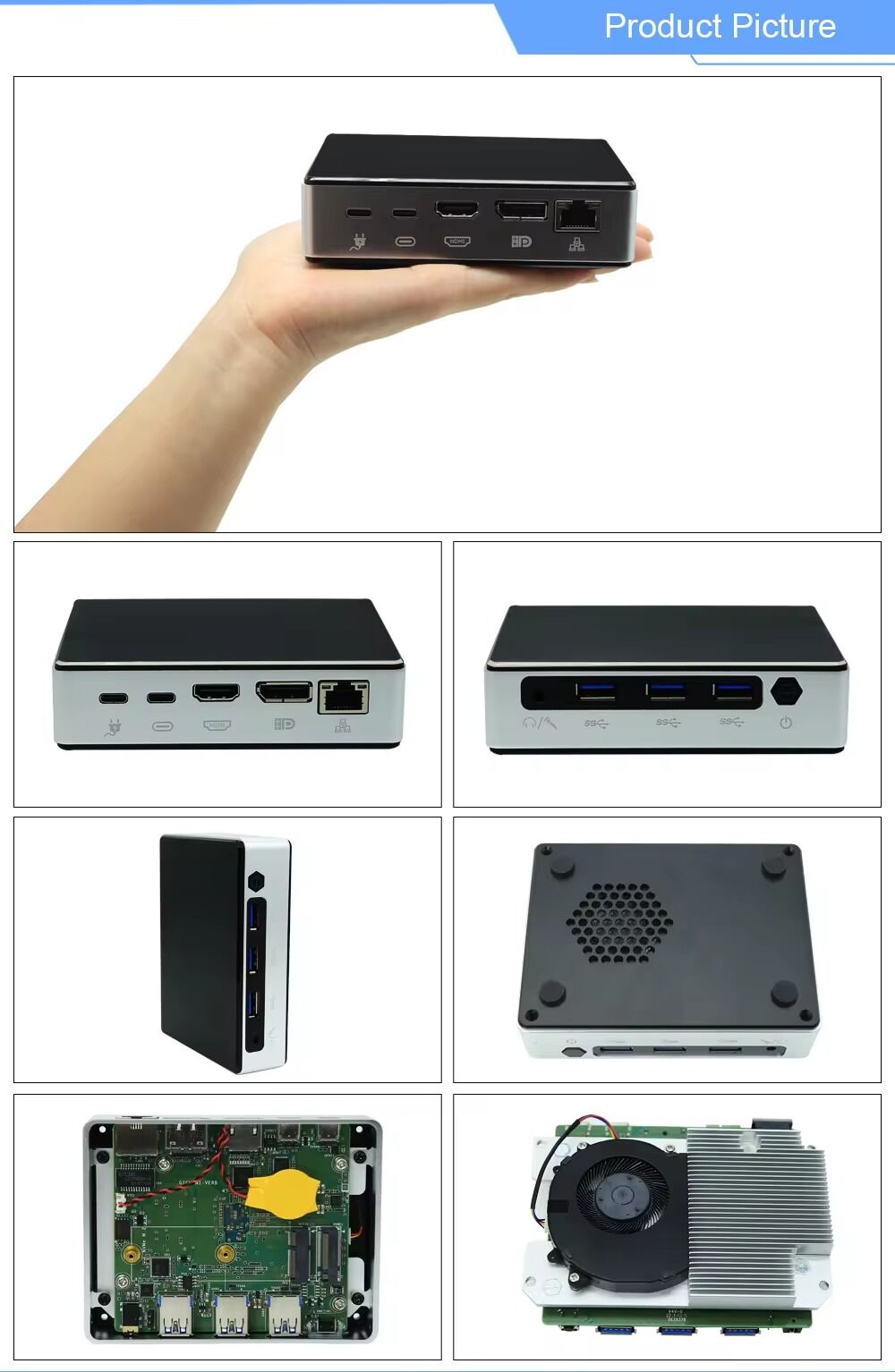Best Wifi Bluetooth M.2 Ddr4 Compatible Windows 10/11 16gb Minipc I5 6 ...