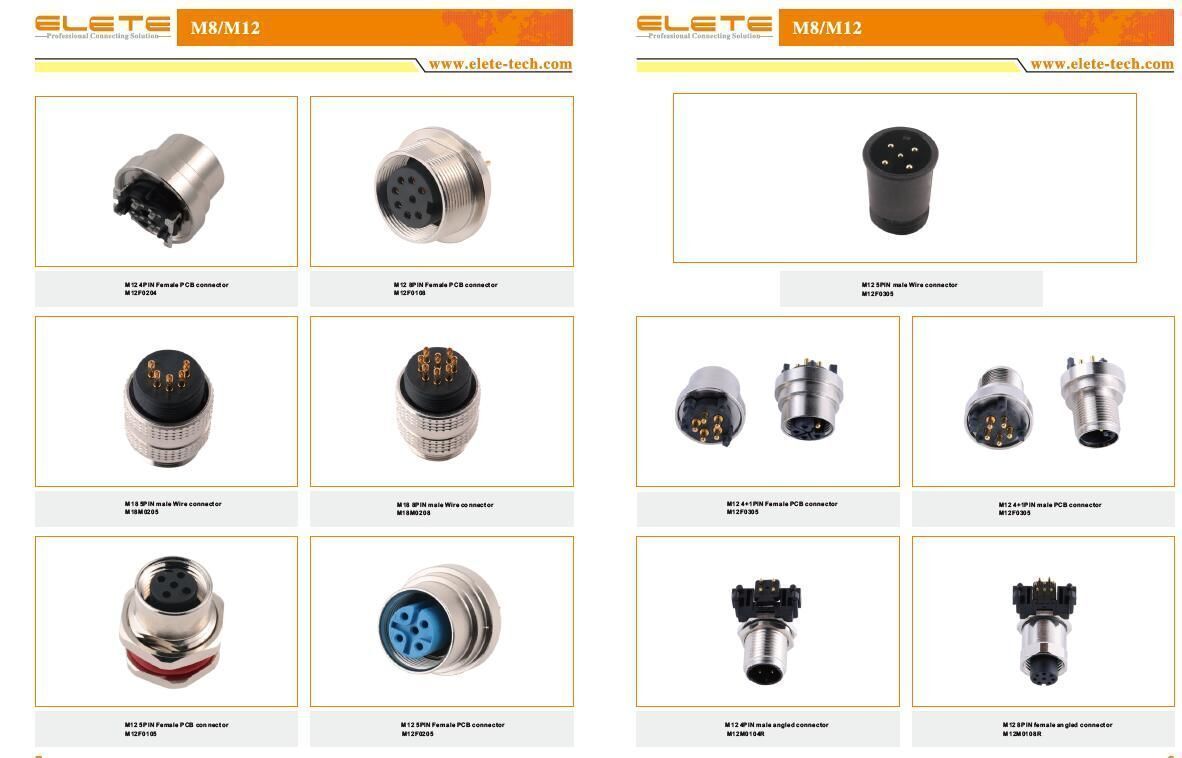 Bulk Buy China Wholesale Phoenix Contact 1411984 Alternative, A Coded 5pin M12 Circular Metric