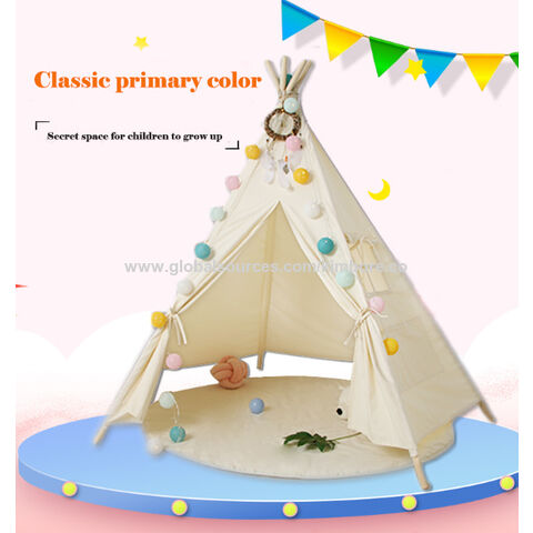 2024 mejor vendedor tipi indio tienda para niños, tipi tienda de juegos para niñas y niños al aire libre camping Playhouse