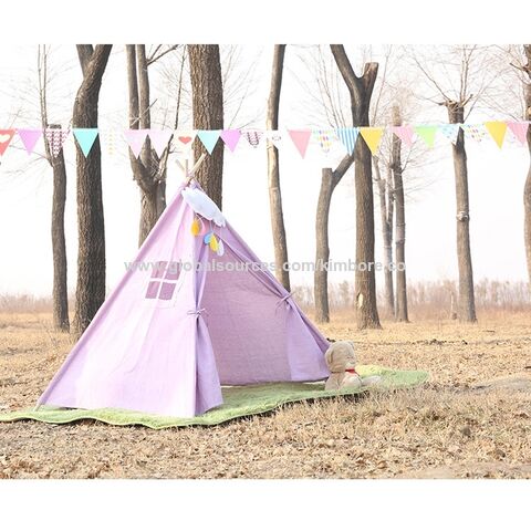 2024 mejor vendedor tipi indio tienda para niños, tipi tienda de juegos para niñas y niños al aire libre camping Playhouse