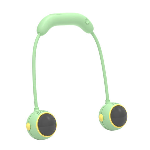 Ventilador de Cuello Portátil Sin Aspas, Ventilador Eléctrico Recargable por USB, Ideal para Mayoristas