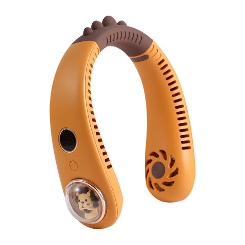 Ventilador de Cuello Portátil Sin Aspas, Ventilador Eléctrico Recargable por USB, Ideal para Mayoristas
