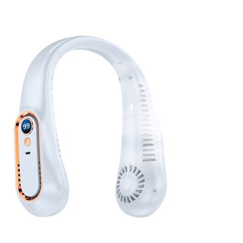 Ventilador de Cuello Portátil Sin Aspas, Ventilador Eléctrico Recargable por USB, Ideal para Mayoristas