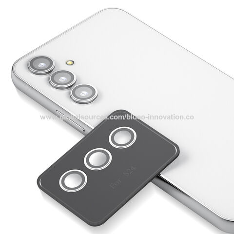 Protector de lente de cristal con marco de metal original BLUEO, producto de tendencia, para Samsung S24