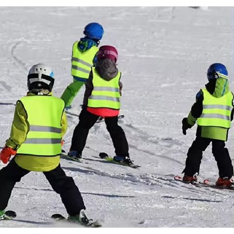 Hochwertige Kinder-Sicherheitsweste, gut sichtbar, reflektierende Kinderweste für 3-10 Jährige, zum Radfahren und Laufen