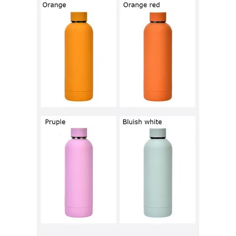 Dropshipping Bouteille d'eau givrée en acier inoxydable isolée et étanche pour sport extérieur 500 ml