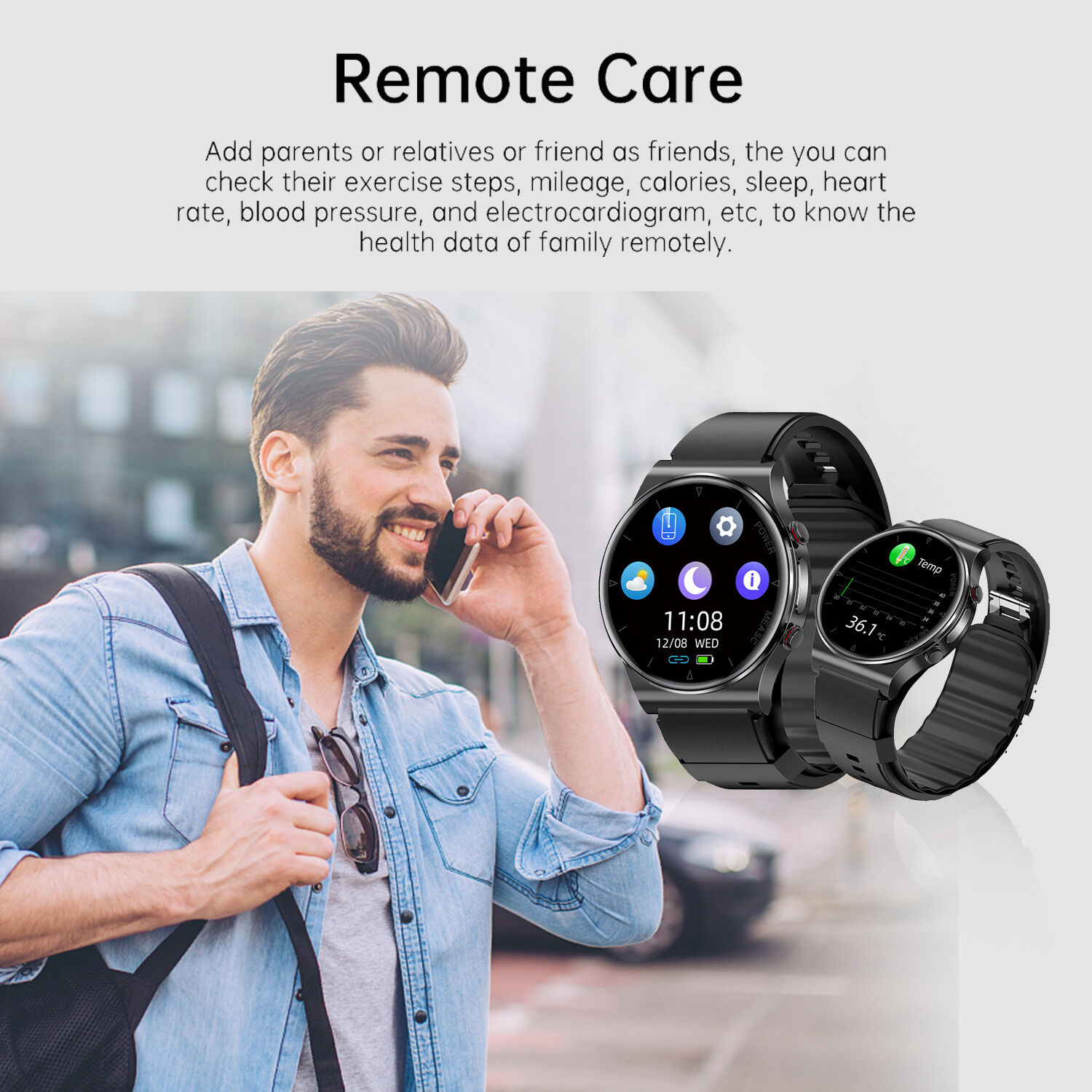 Iot Best Health Wearables 2021 Smart Watch Wearable Devices Fitness Tracker  Heart Rate Reloges