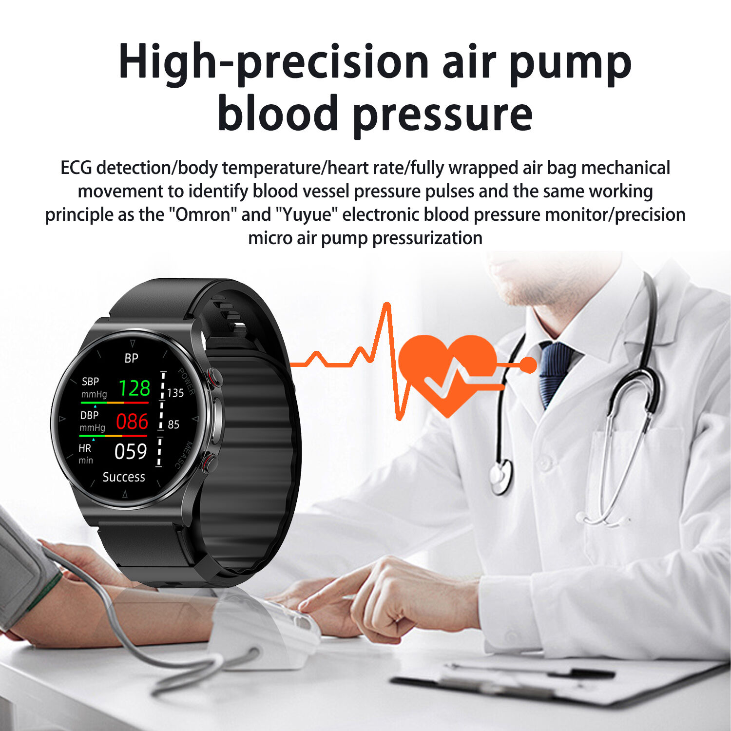Blood Pressure How A Smartwatch Works Smart Watch Wearable Devices Fitness  Tracker Heart Rate Reloges