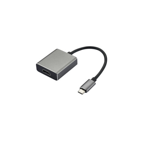 Aluminiumgehäuse USB 3.1 Typ C Stecker auf HDMI Buchse Adapter - Hochwertige Signalübertragung