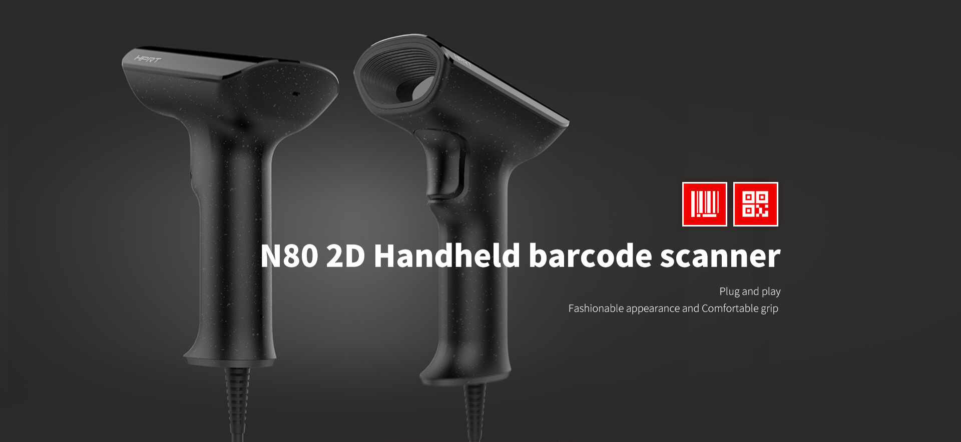 Hprt Barcode Scanner 1d 2d Qr Code Scanner Bluetooth Wireless Handled ...