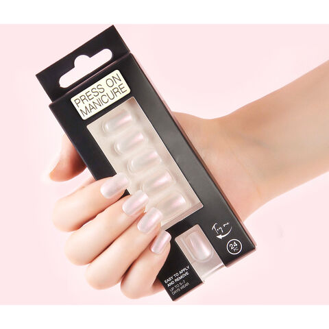 Fournisseur d'Autocollants pour Ongles en Gel Style Français, Faux Ongles, Longue Durée pour Nail Art