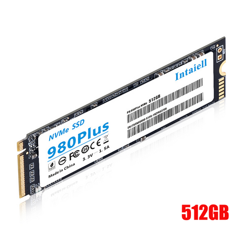 SSD NVMe Interno 980Plus (M.2) 22*80 de 128GB/256GB/512GB/1TB para laptops - Unidade de estado sólido de alto desempenho