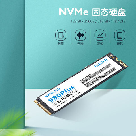 SSD NVMe Interno 980Plus (M.2) 22*80 de 128GB/256GB/512GB/1TB para laptops - Unidade de estado sólido de alto desempenho