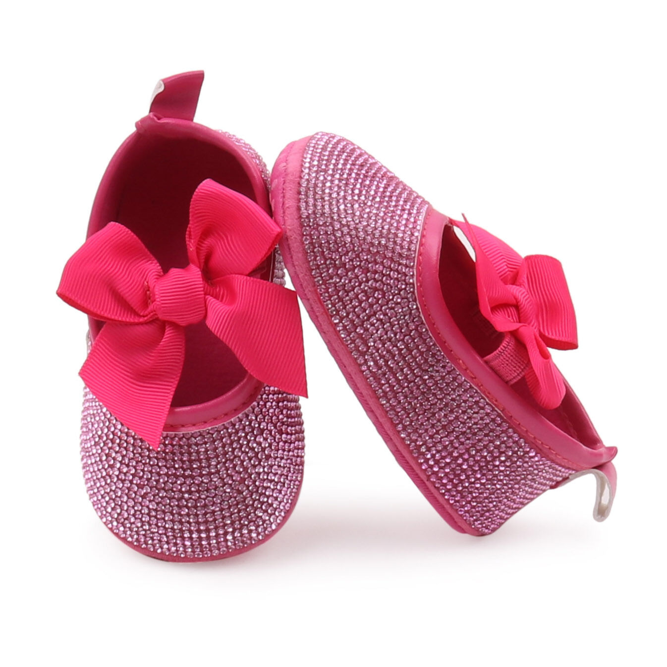 Infant Baby Girls Soft Sole Bowknot Princess Wedding Dress Mary Jane ...