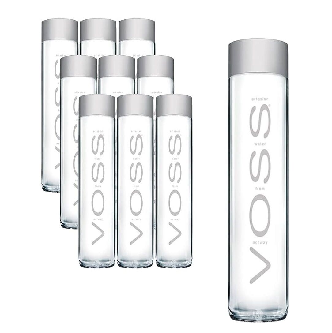 Voss Still Spring Water - 12 Pack Case Of Bottled Drinking Water - Pure ...