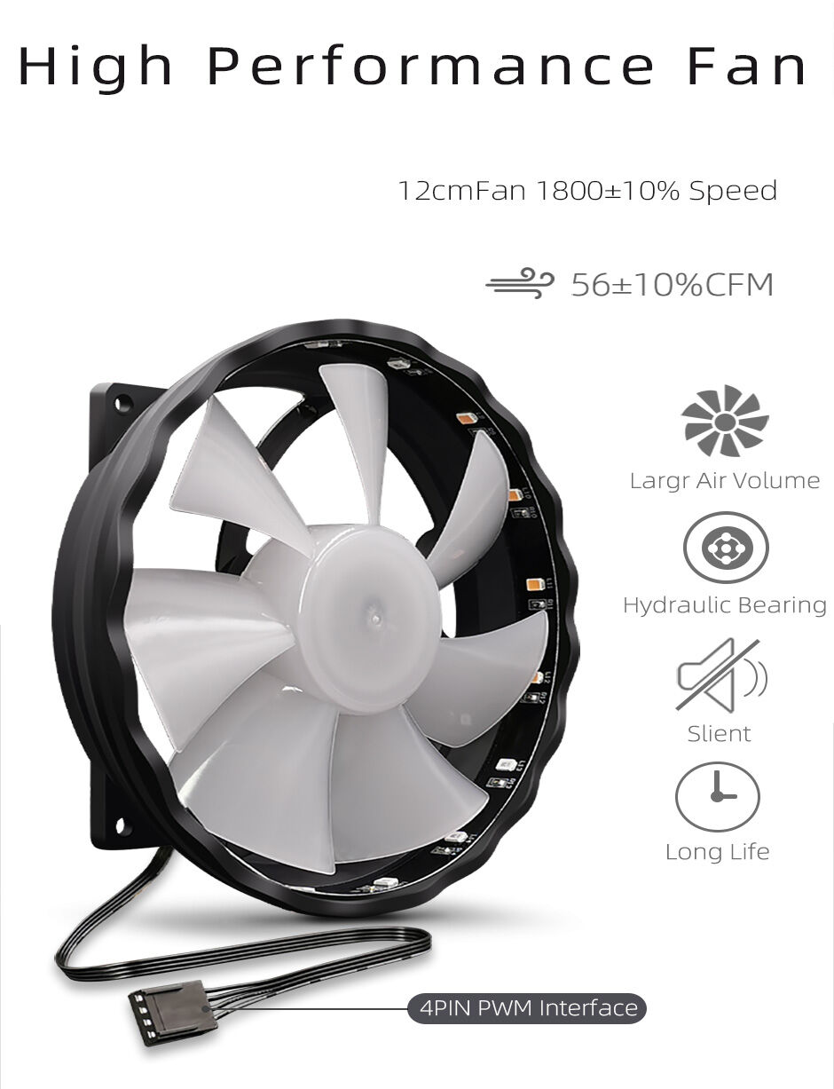 Factory Wholesale Coolmoon New Gaming Computer 2 Heatpipes Cpu Heatsink ...