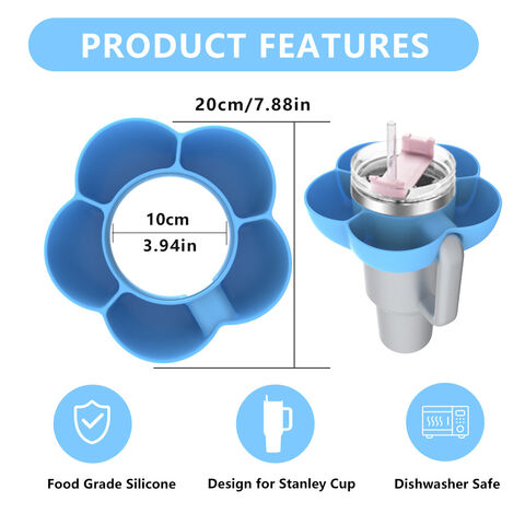 Silikon Snackring Snackschale für 40 oz Becher mit Griff Silikon Snacktablett