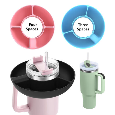 Silikon Snackring Snackschale für 40 oz Becher mit Griff Silikon Snacktablett