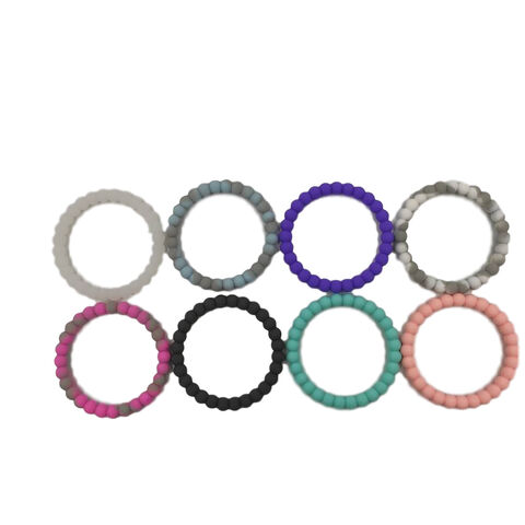 Pulsera Noctilucente Personalizada de Silicona Luminosa con Camuflaje, Transparente y Cuentas Multicolor - Ideal para Mayoristas