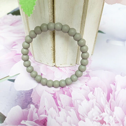 Pulsera Noctilucente Personalizada de Silicona Luminosa con Camuflaje, Transparente y Cuentas Multicolor - Ideal para Mayoristas
