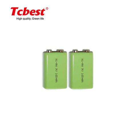 Tcbest Neue Ni-MH-Batterie 160mAh mit 9V Ni-MH-Akkupack