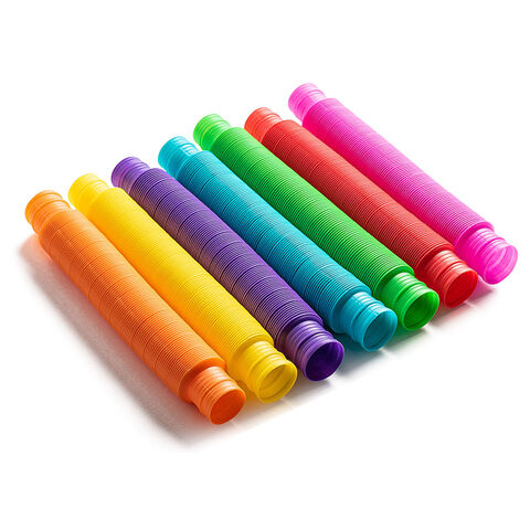 Buntes DIY Baustein Sensorik Röhren Spielzeug
