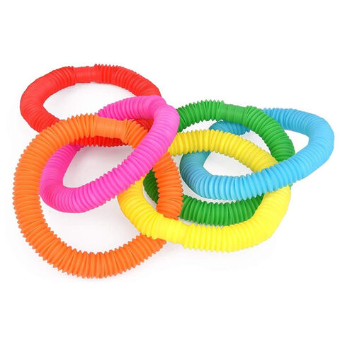 Buntes DIY Baustein Sensorik Röhren Spielzeug