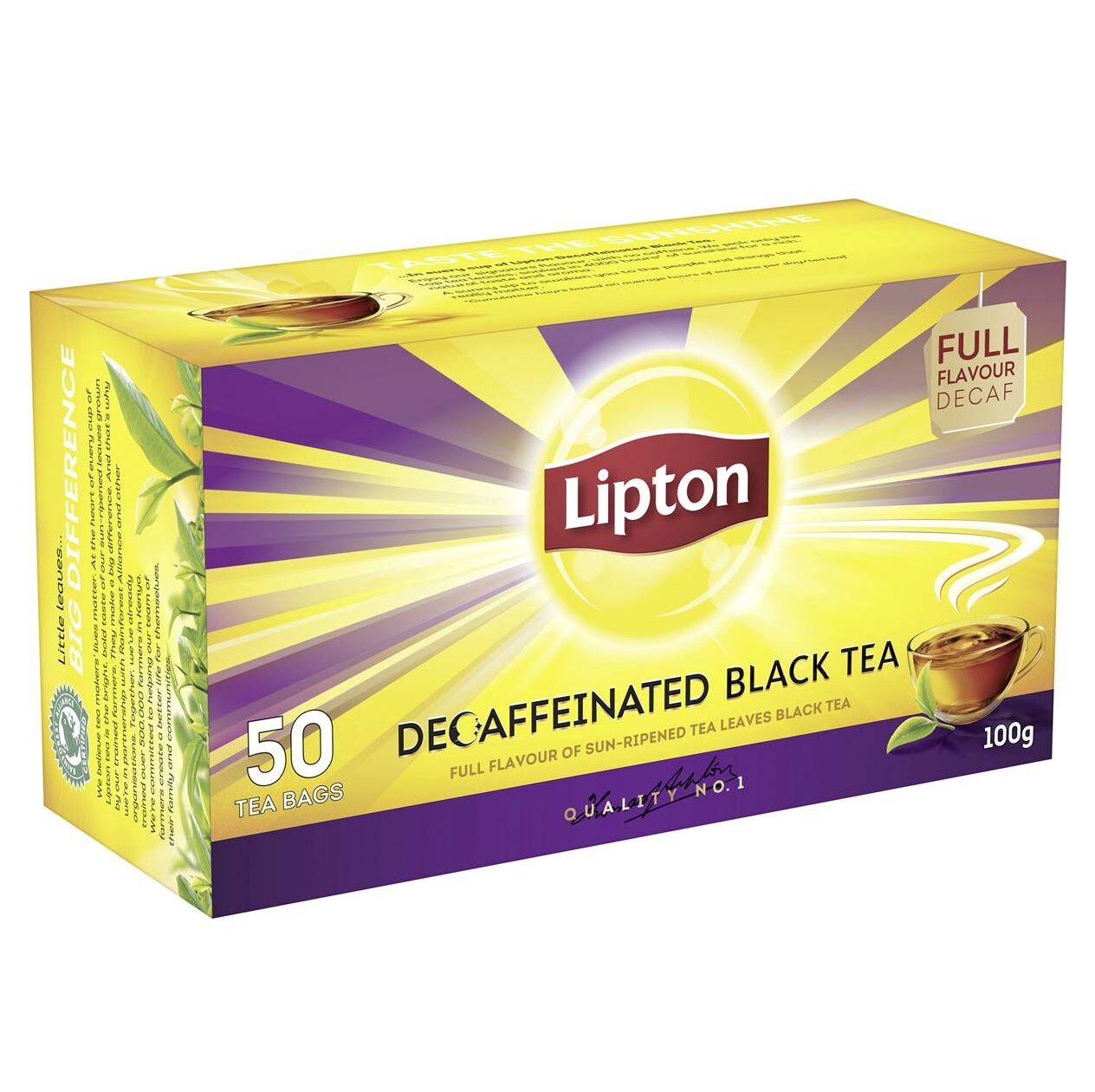 High Quality 200g (100 Packs) Lipton- Yellow Label Tea Bags Flavor Tea ...