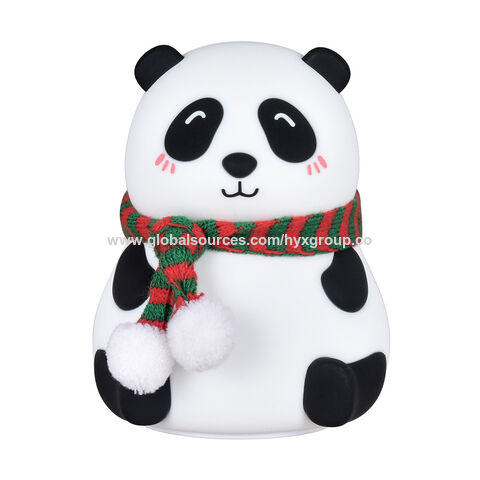 Cute Panda Silicone Night Light Nursery lamps USB Book lights