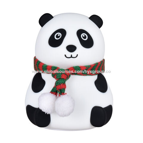 Cute Panda Silicone Night Light Nursery lamps USB Book lights