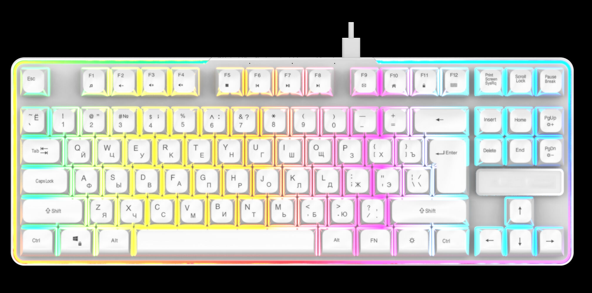 New Model Tkl 87 Keys Gaming Keyboard Cheap Price For Computer Laptop ...