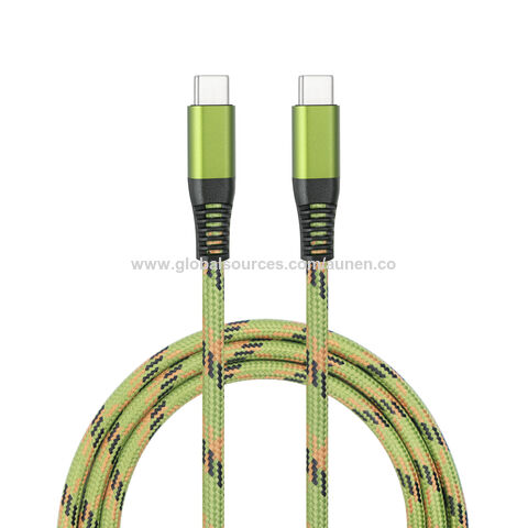 Cable USB Tipo C Camuflaje, USB A a USB C, Carga Rápida de 60W, Extra Largo y Duradero, 1m 2m 3m, Cable Cargador de Teléfono Compatible