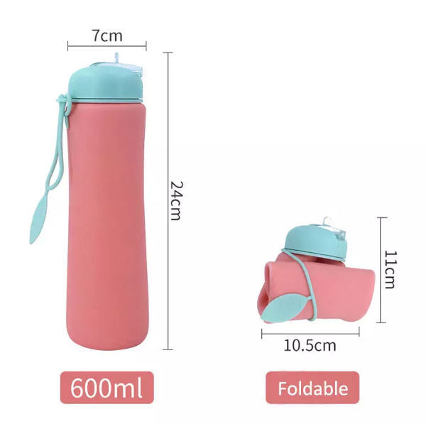 Bulk Buy China Wholesale Foldable Silicone Sports Water Bottle With ...