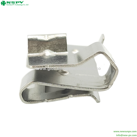 Composants de mise à la terre Clip de câble solaire Clip de câble de fil de panneau solaire