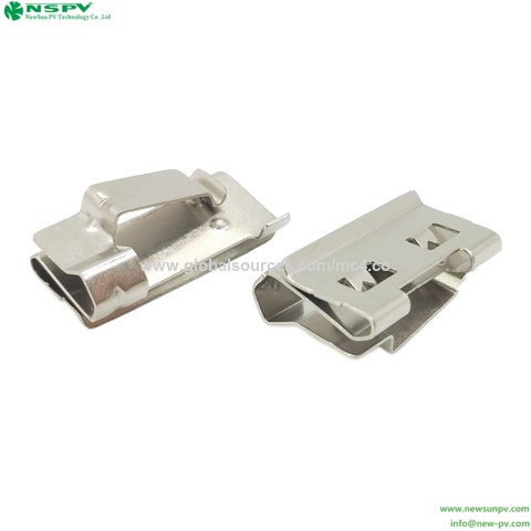 Composants de mise à la terre Clip de câble solaire Clip de câble de fil de panneau solaire