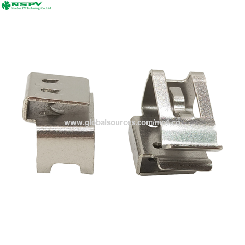 Clips para Cable Solar, Montaje de Paneles, Abrazadera de Cable de Acero Inoxidable Ss301 para sistema solar exterior