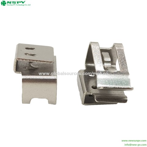 Clips para Cable Solar, Montaje de Paneles, Abrazadera de Cable de Acero Inoxidable Ss301 para sistema solar exterior