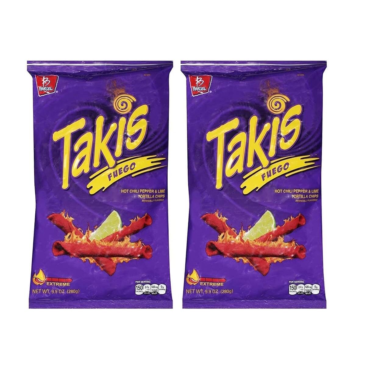 Takis- Fuego Takis- Crunchy Fajitas Takis- Blue Heat Takis- Nitro Takis ...