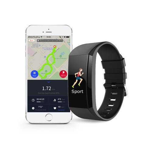 سوار تتبع GPS J-Style - سوار تتبع لياقة بدنية ذكي مع مراقب ضغط الدم