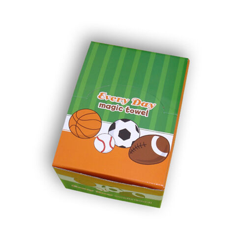Serviettes compressées personnalisées avec logo pour cadeaux promotionnels d'entreprise - Serviettes propres et pratiques