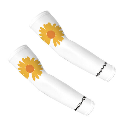 Manchons de tatouage d'été pour cyclisme en extérieur, protection solaire, respirants, sans couture, imprimés, manchons de bras glacés