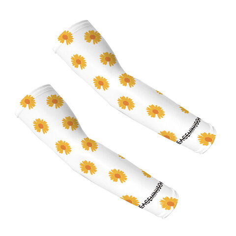 Manchons de tatouage d'été pour cyclisme en extérieur, protection solaire, respirants, sans couture, imprimés, manchons de bras glacés