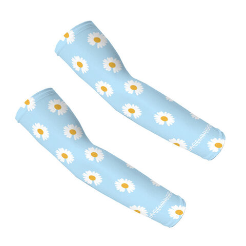Manchons de tatouage d'été pour cyclisme en extérieur, protection solaire, respirants, sans couture, imprimés, manchons de bras glacés