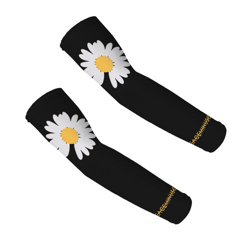Manchons de tatouage d'été pour cyclisme en extérieur, protection solaire, respirants, sans couture, imprimés, manchons de bras glacés