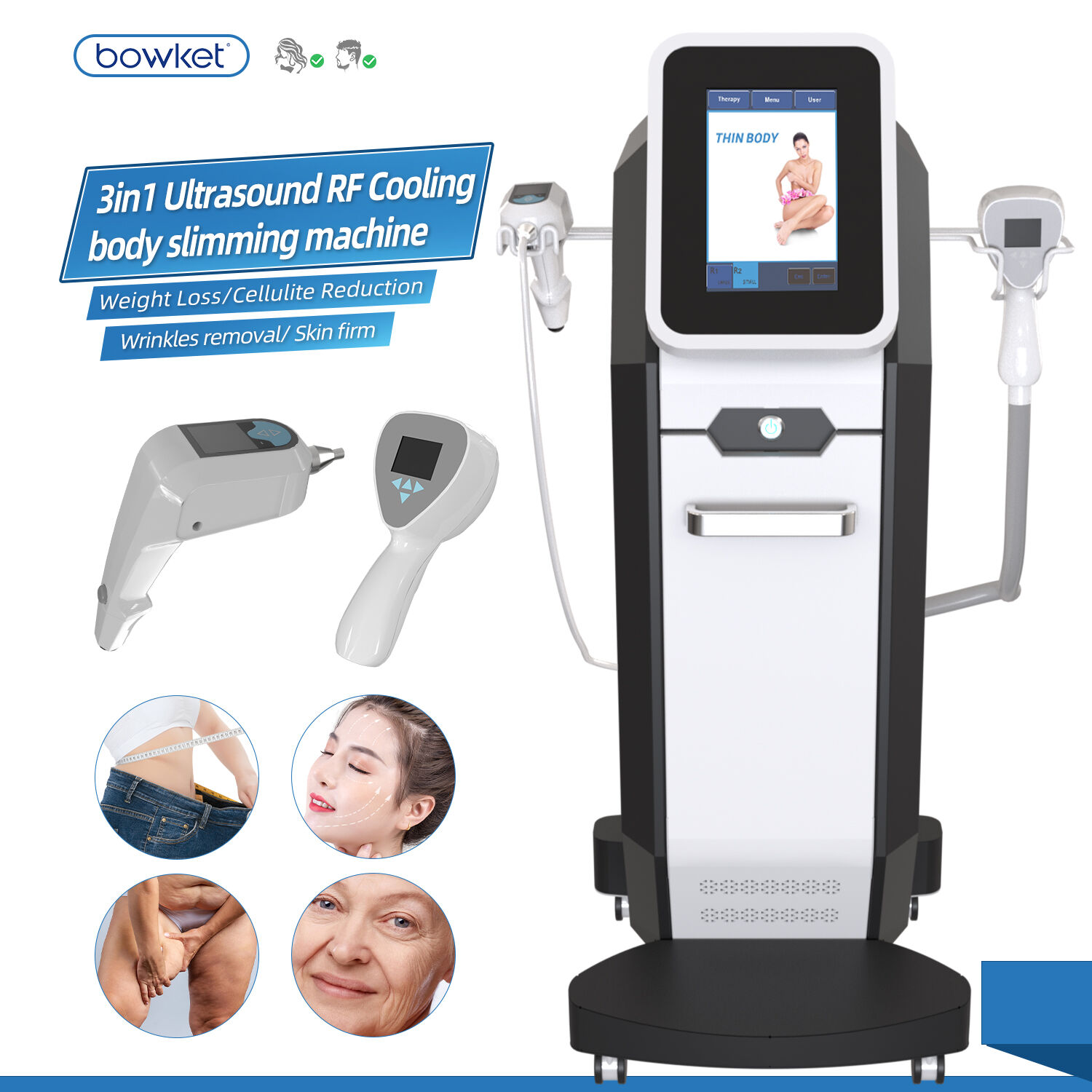 Bowket 2 In 1 Radio Frequency Rf Ems Radio Frequency Facial Lifting ...