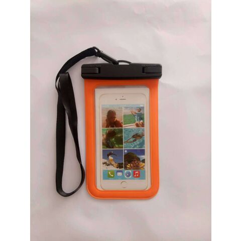 Wasserdichte Handyhülle, transparentes TPVC-Touchscreen, für Outdoor-Schwimmen, Tauchen, wasserdichte Abdeckung