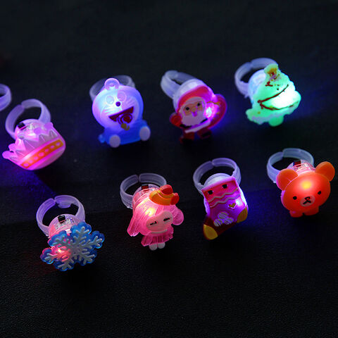 Christmas gifts LED glowing rings JX