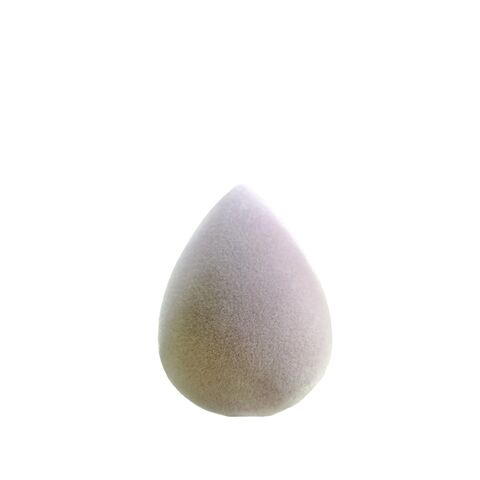 Alta calidad Fundación Facial flocado super suave látex libre belleza colorido maquillaje esponja huevo fábrica personalizada