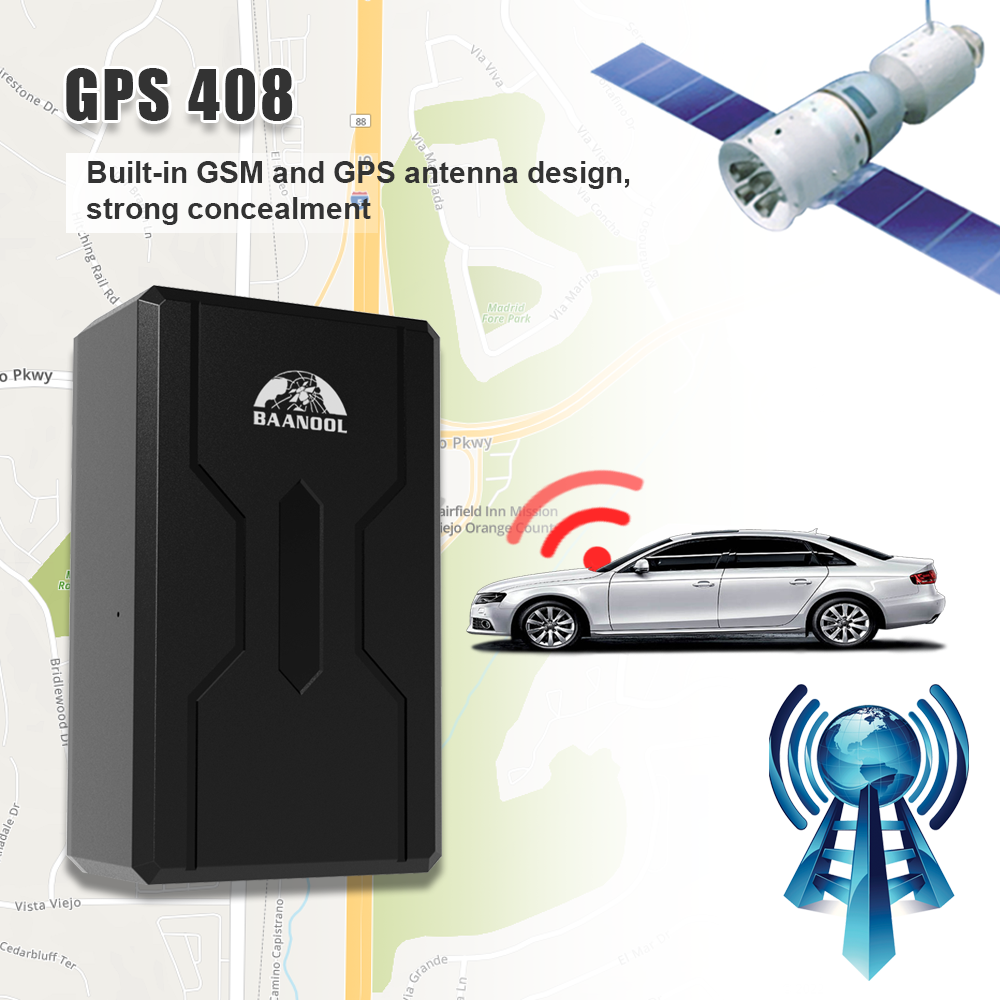 2g+3g+4g Wireless Waterproof Gps Tracker Tk408 Long Standby For Car ...